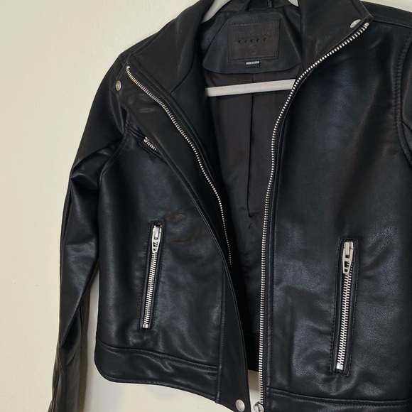 NWT NORDSTROM LEATHER JACKET - Picture 2 of 6